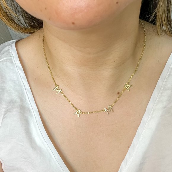 Mother's Day Gift For Mom Necklace Gift To New Moms Necklace Mom Jewelry Gold - Picture 12 of 17